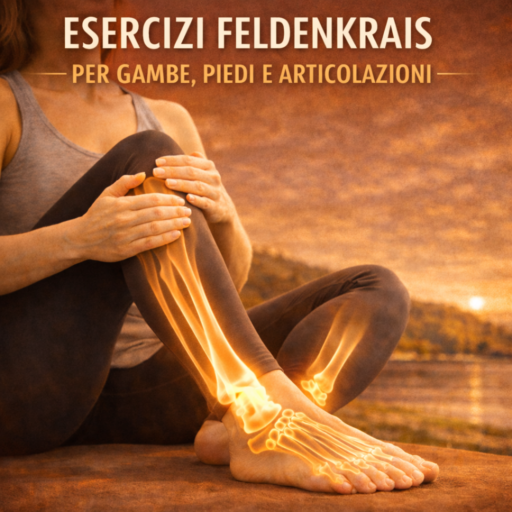Gambe e piedi – stabilità e movimento – 5 lezioni audio Feldenkrais